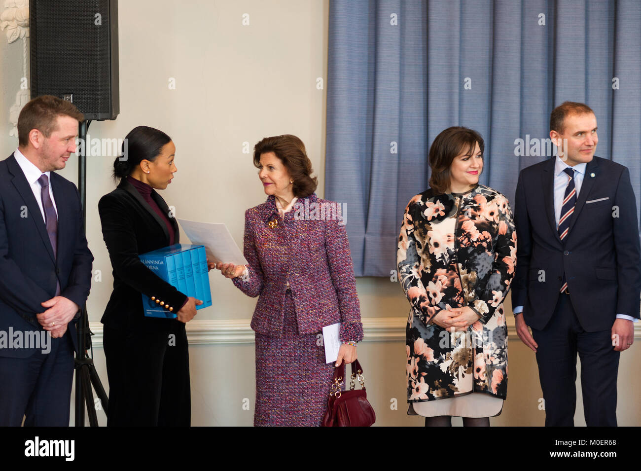 Stockholm, Sweden, 19th January, 2018. From 17 to 19 January, Iceland's President Guðni Thorlacius Jóhannesson, visiting Sweden. Stock Photo