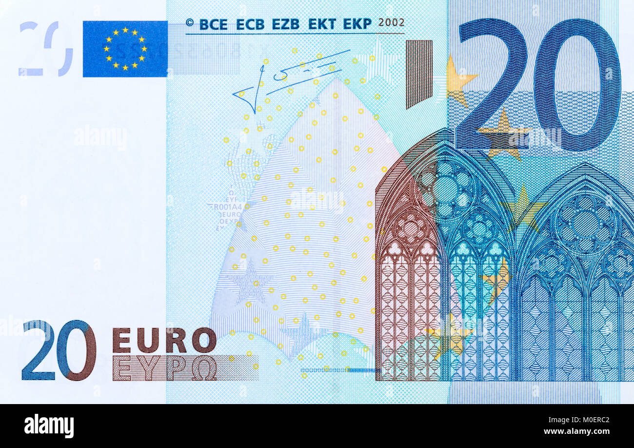 20 euro note hi-res stock photography and images - Alamy