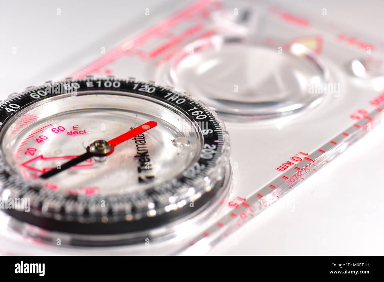 Map reading Compass Stock Photo Alamy