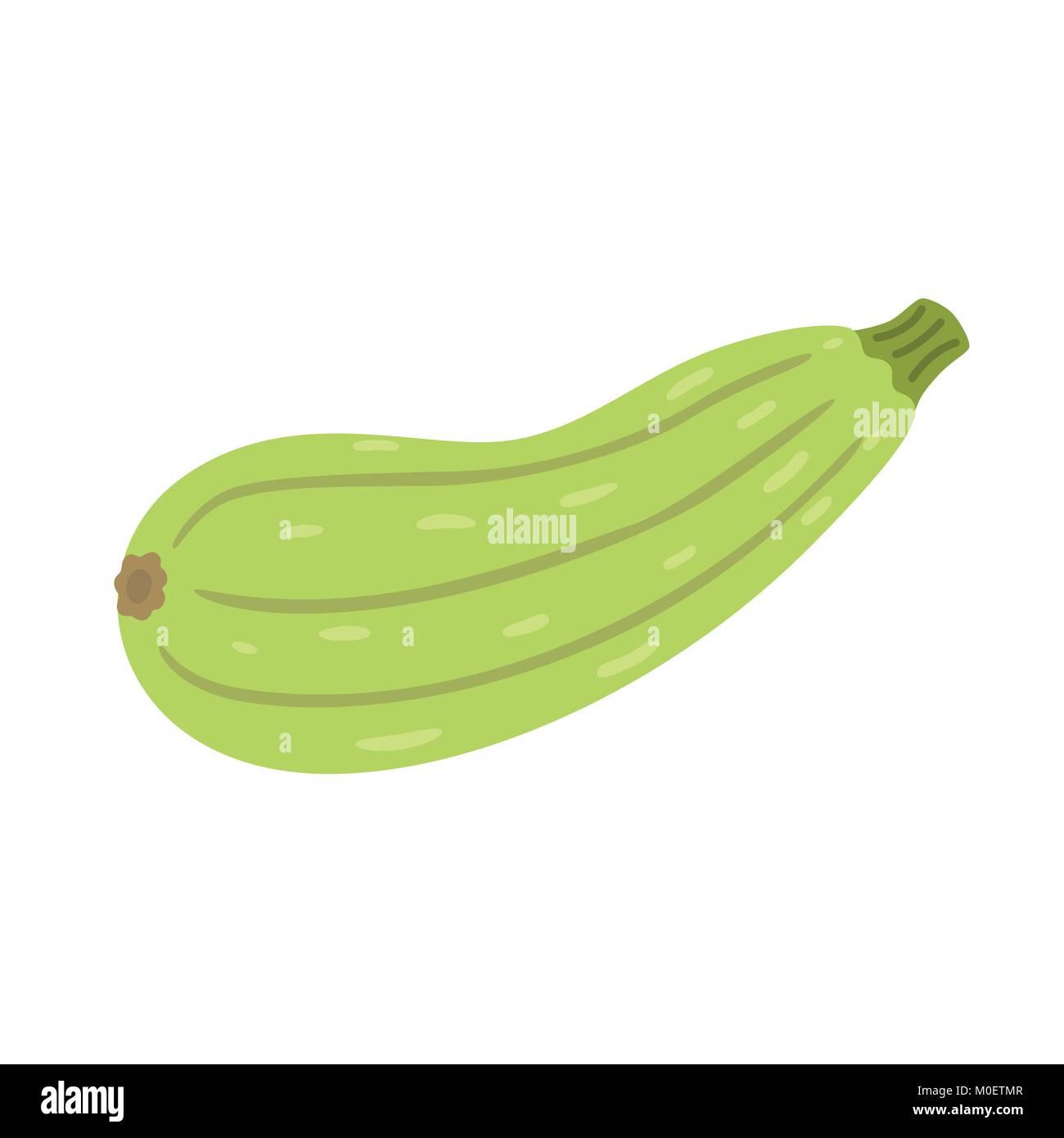 zucchini icon in flat style Stock Vector Image & Art - Alamy