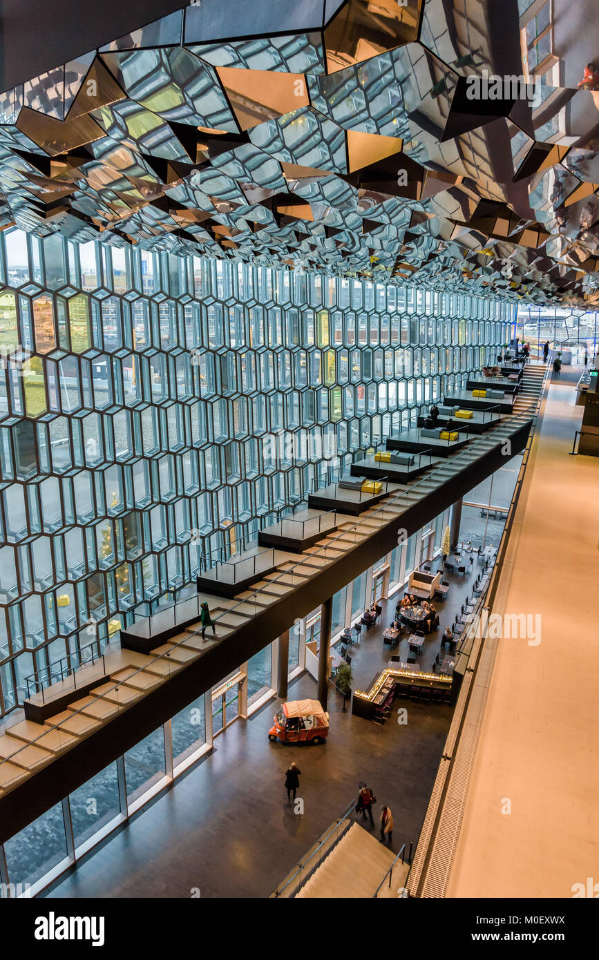 Reykjavik Iceland Interior Architecture Of Harpa Concert Hall And Reykjavik Iceland Interior Architecture Of Harpa Concert Hall And