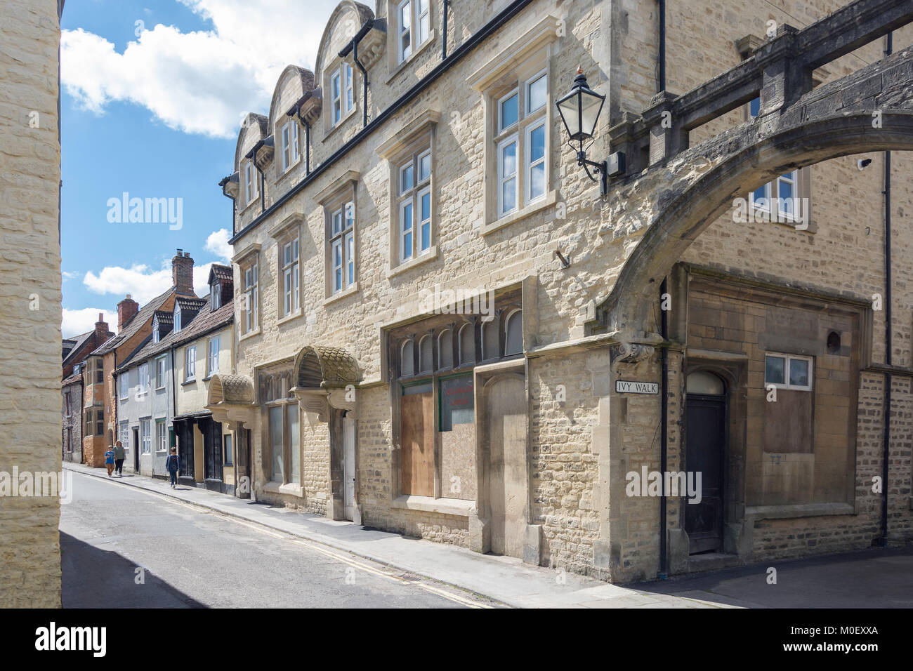 Period houses on Church Street, Calne, Wiltshire, England, United Kingdom Stock Photo