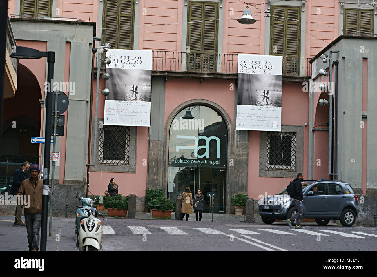Pan museum, in Naples, Italy Stock Photo