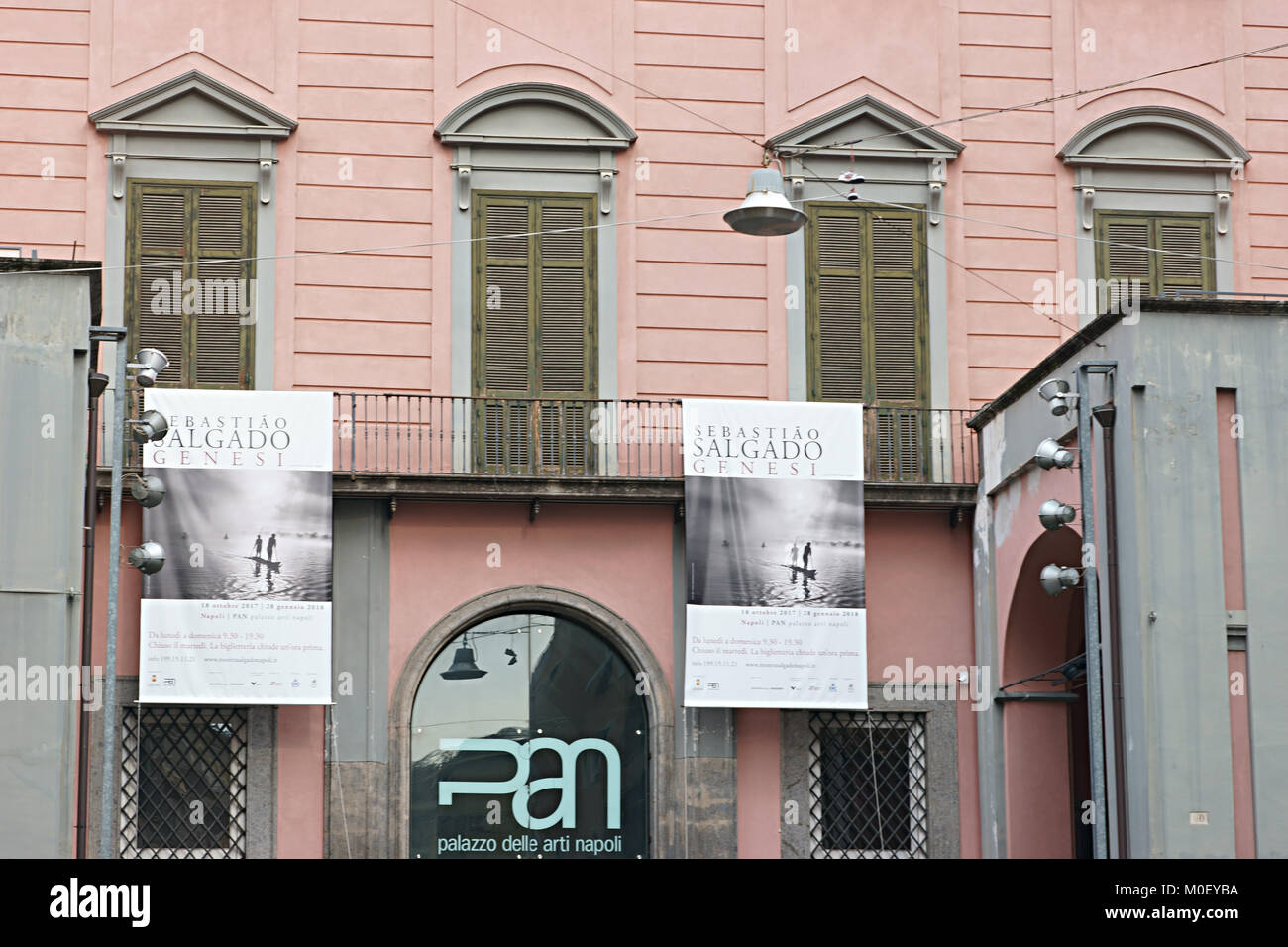 Pan museum, in Naples, Italy Stock Photo