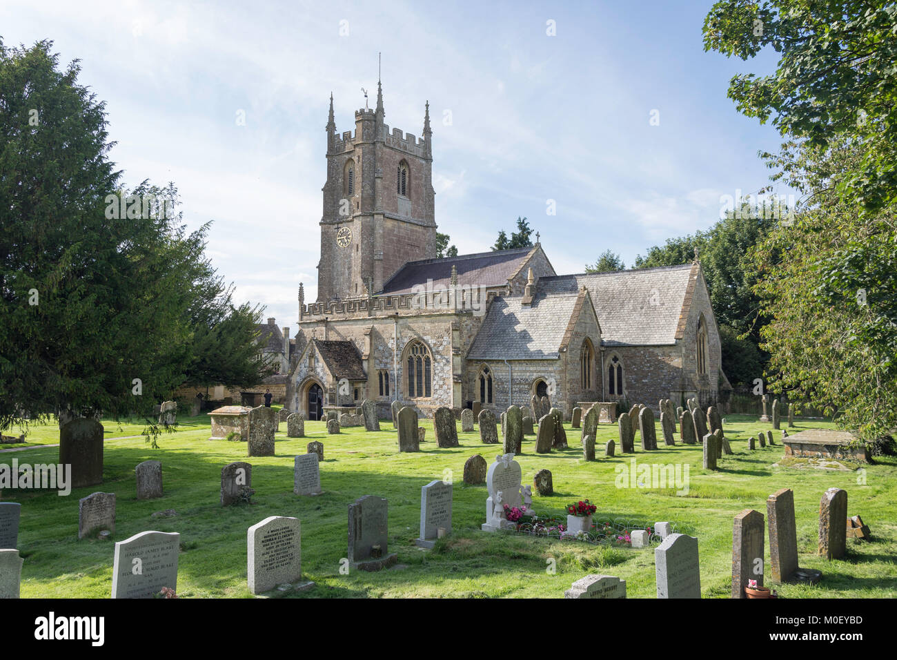 St James' Church, Church Walk, Avebury, Wiltshire, England, United Kingdom Stock Photo