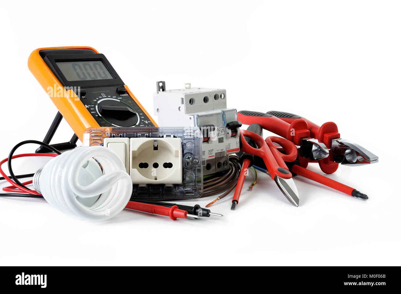 Multimeter and work tools and components for residential electrical
