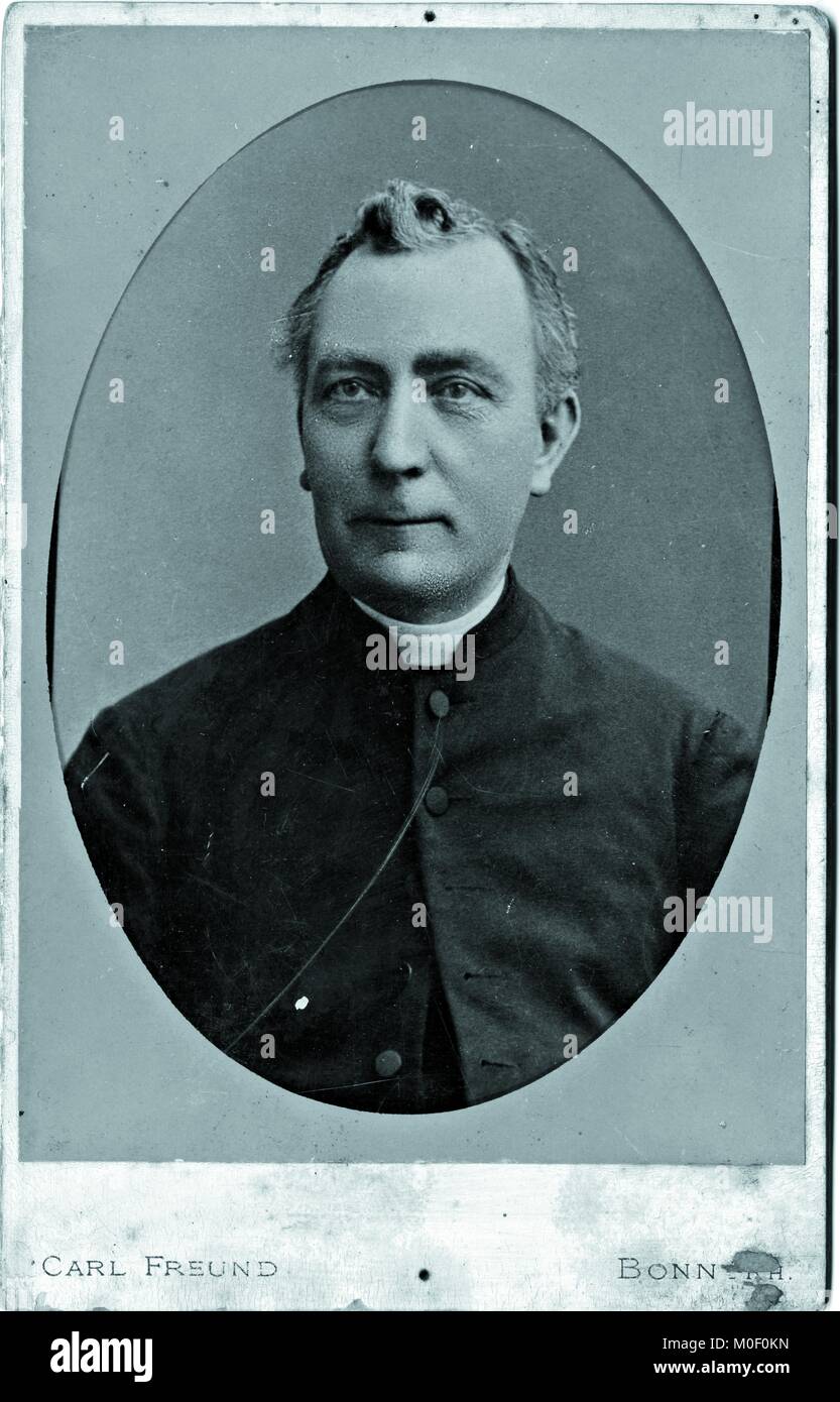 Cdv of priest - historic photo Stock Photo