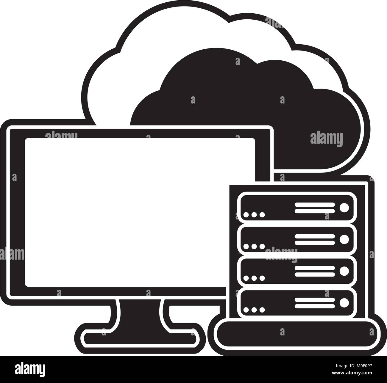 Web hosting design Stock Vector Image & Art - Alamy