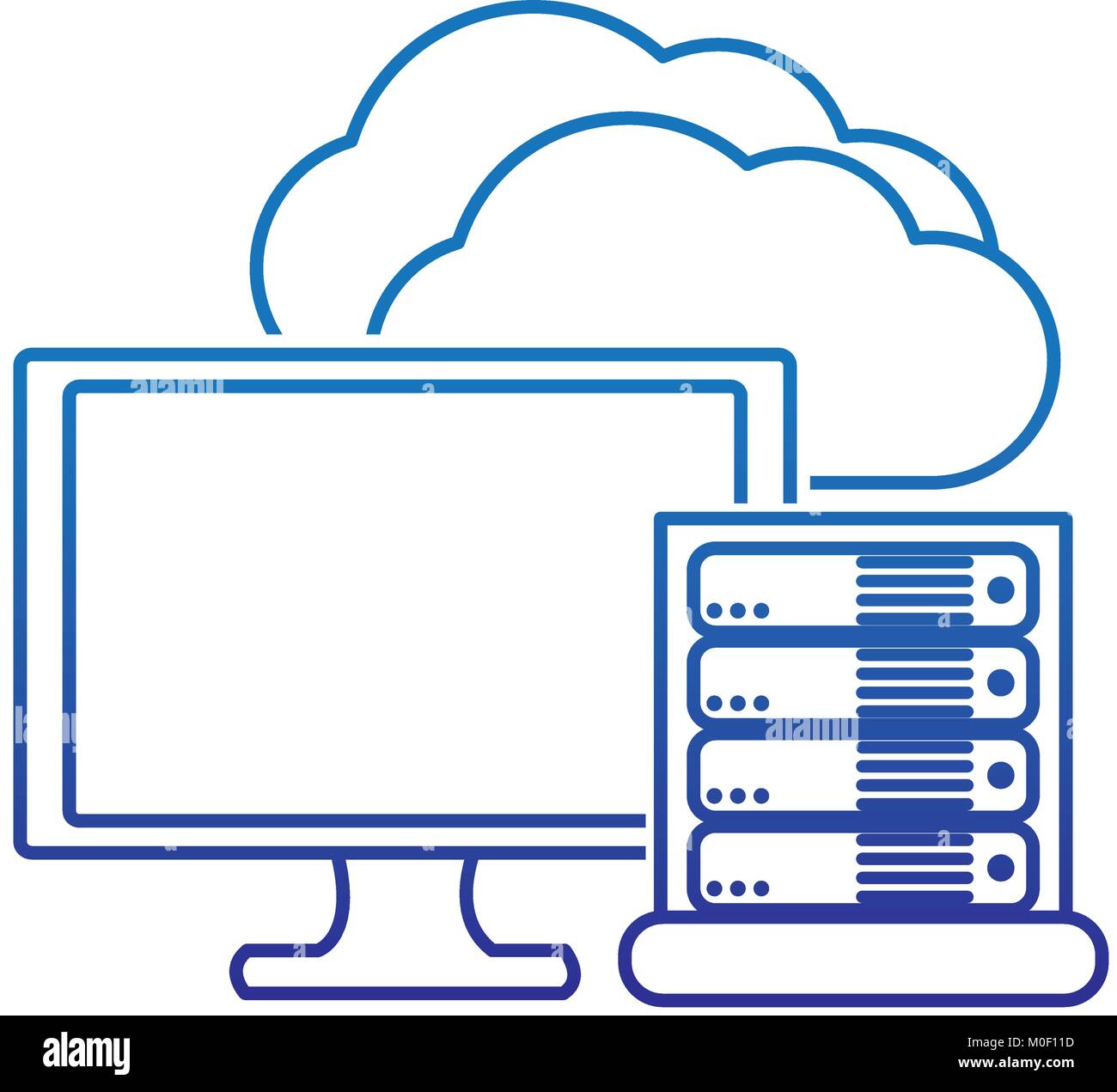 Web hosting design Stock Vector Image & Art - Alamy
