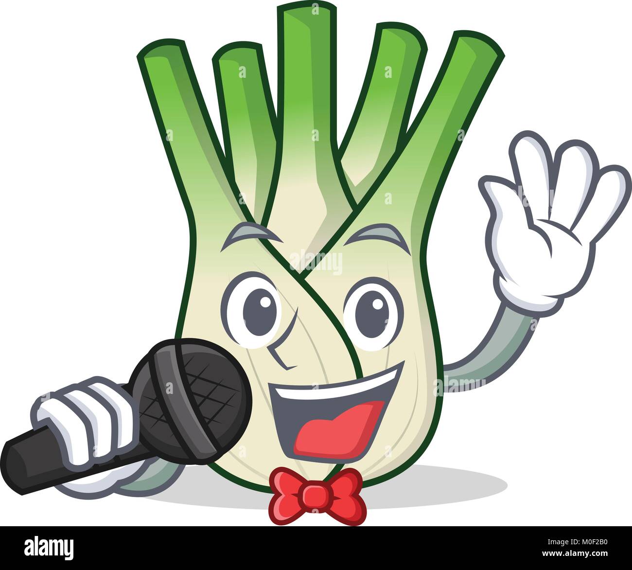 Singing fennel mascot cartoon style Stock Vector Image & Art - Alamy