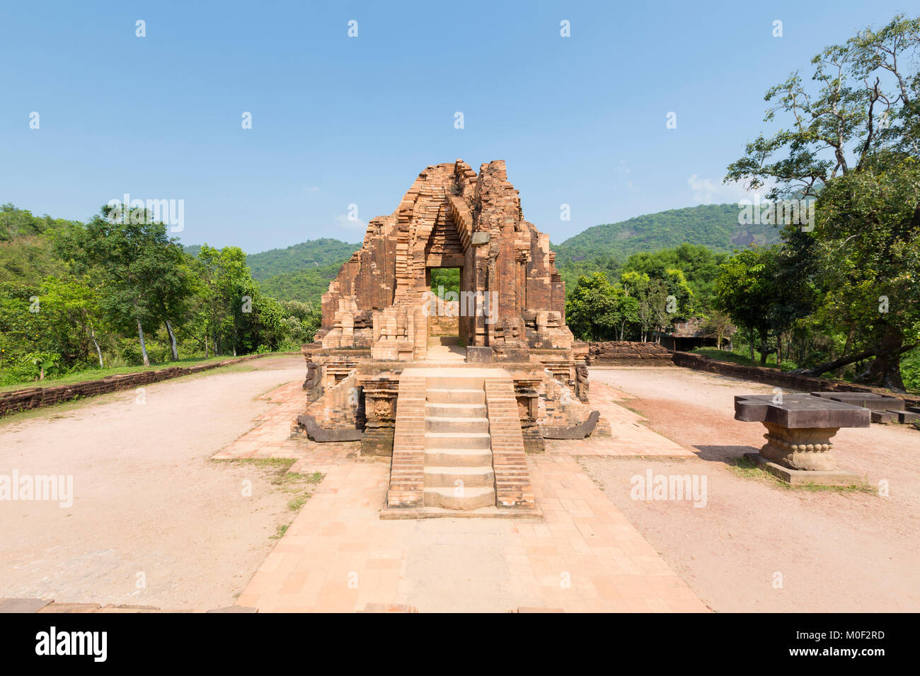 Temple ruins, group G, My Son complex near Hoi An in Vietnam Stock Photo
