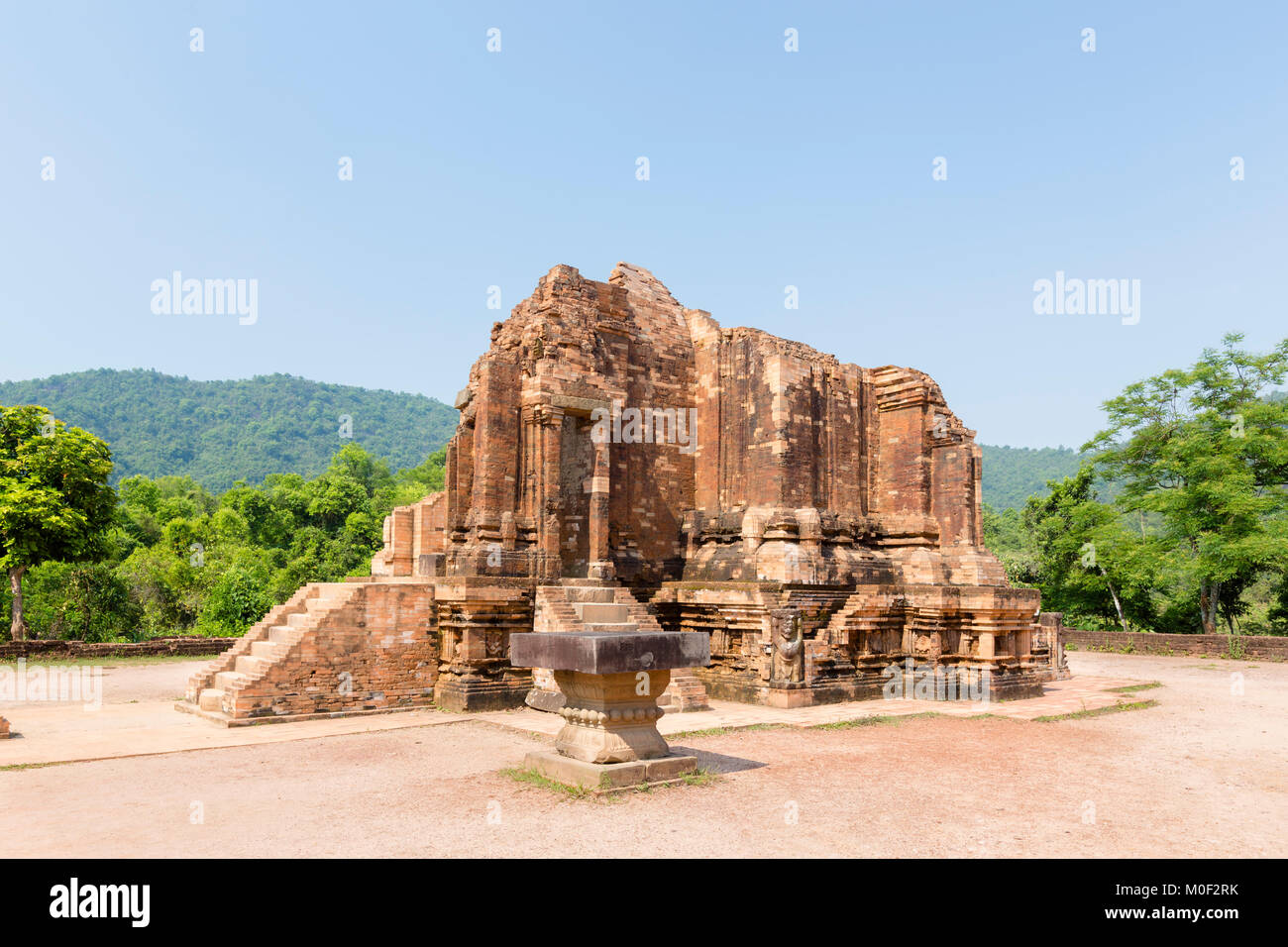 Temple ruins, group G, My Son complex near Hoi An in Vietnam Stock Photo