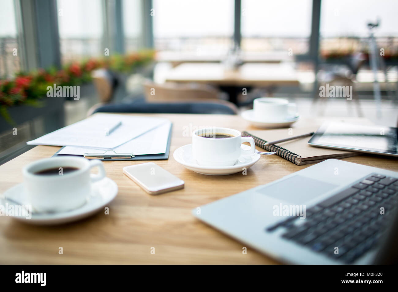 Objects On Table Stock Photo - Alamy