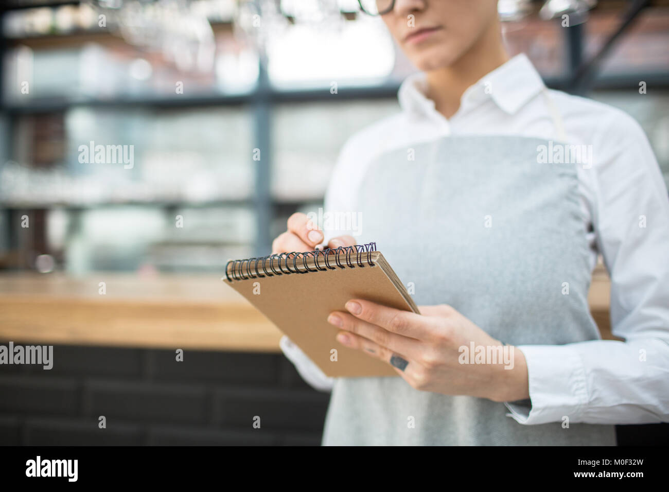 Notepad for orders Stock Photo - Alamy