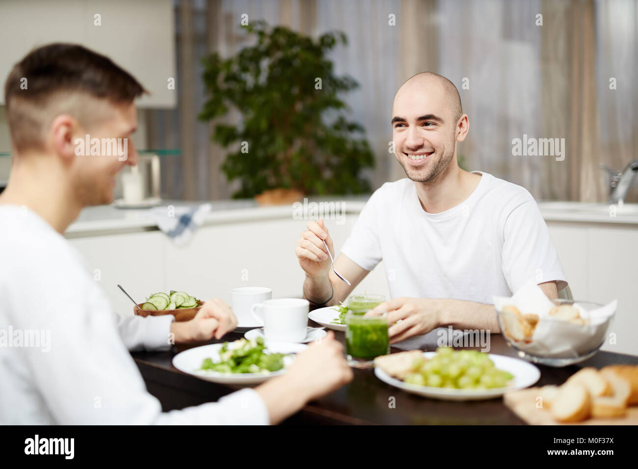 Breakfast of vegetarians Stock Photo