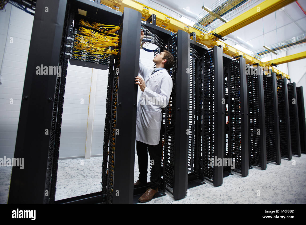 Checking storage system Stock Photo