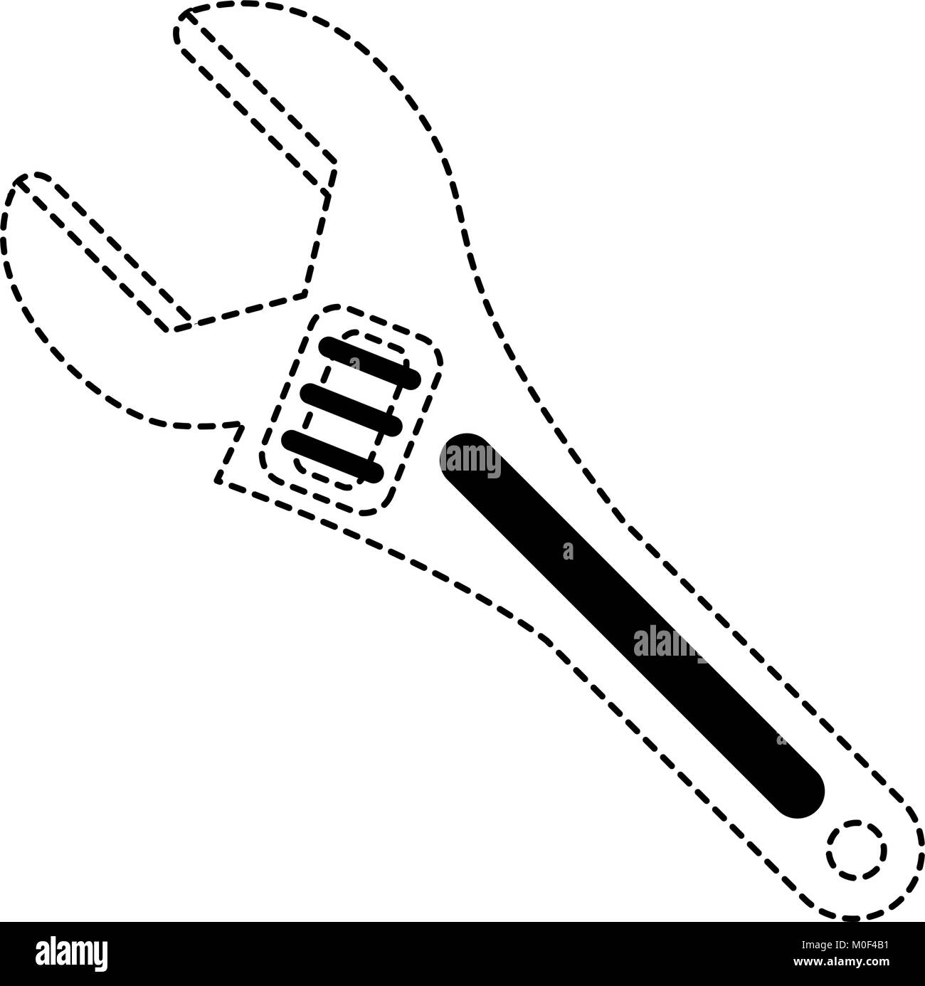 adjustable wrench tool Stock Vector Image & Art Alamy