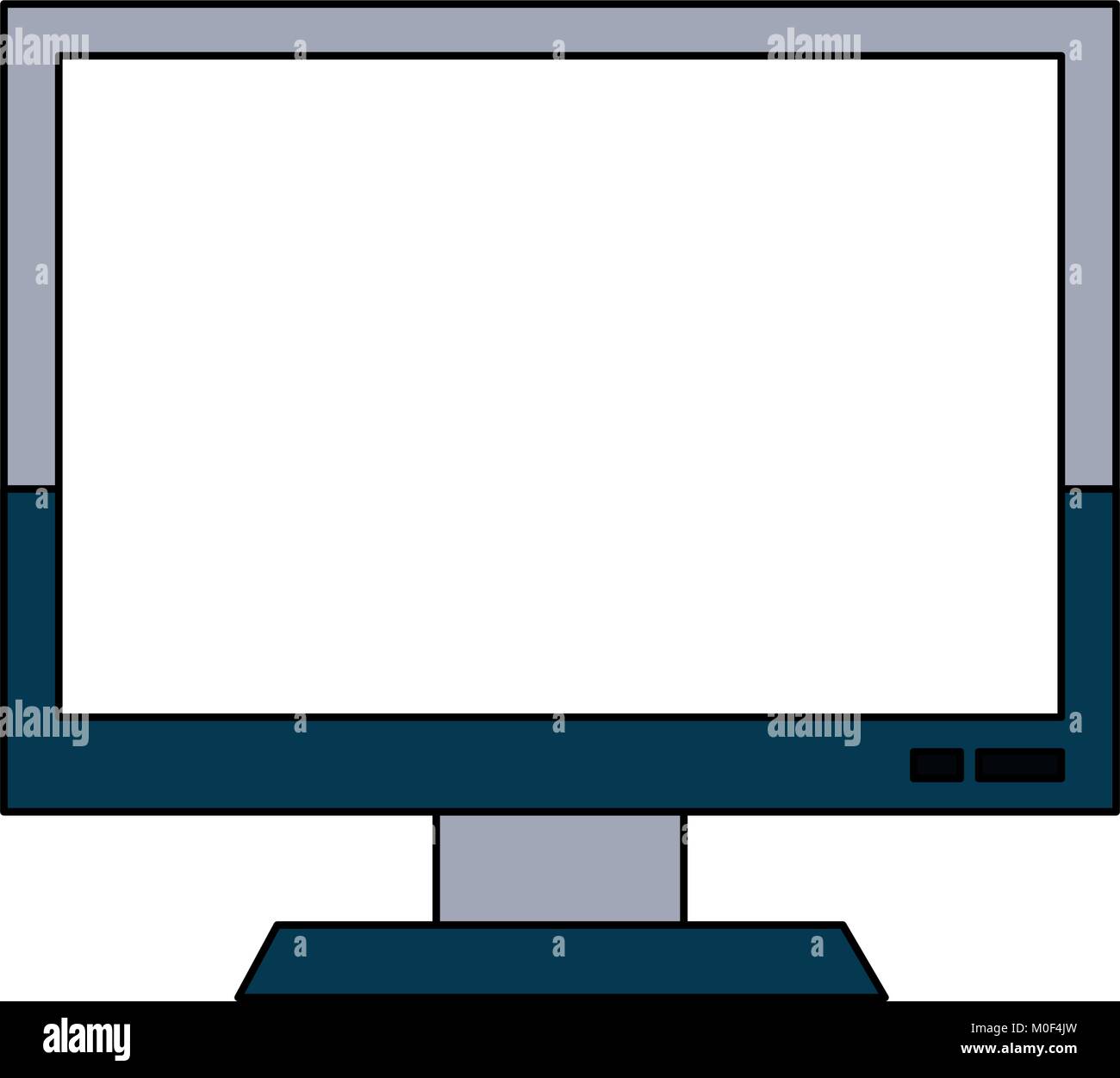 Pc screen isolated Stock Vector Image & Art - Alamy