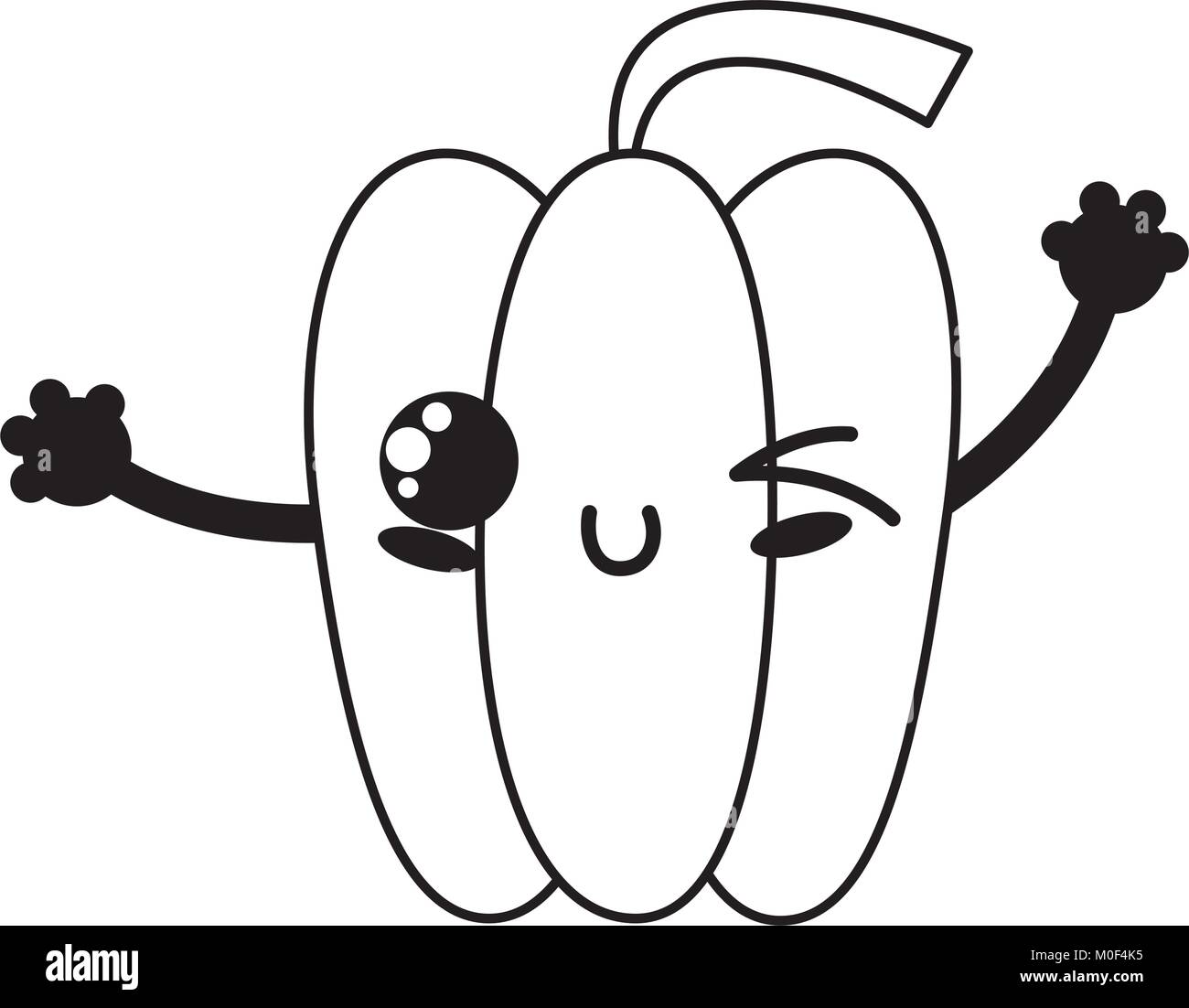 Disigen Pepper Isolated pepper design Stock Vector Image & Art - Alamy
