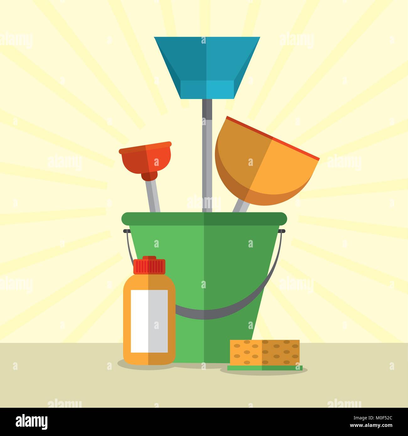 cleaning-service-design-stock-vector-image-art-alamy