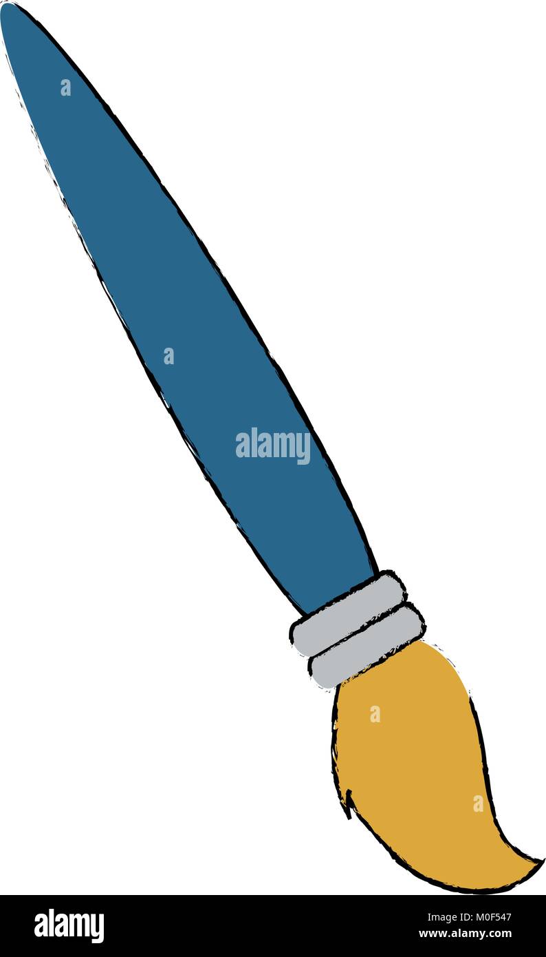 Brush paint symbol Stock Vector Image & Art - Alamy