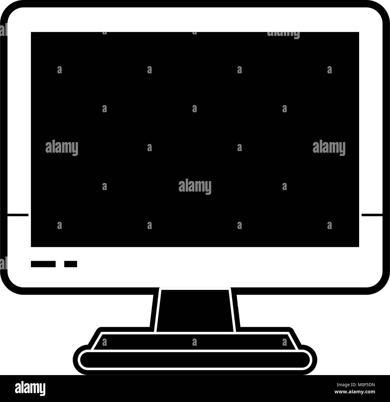 Pc screen isolated Stock Vector Image & Art - Alamy