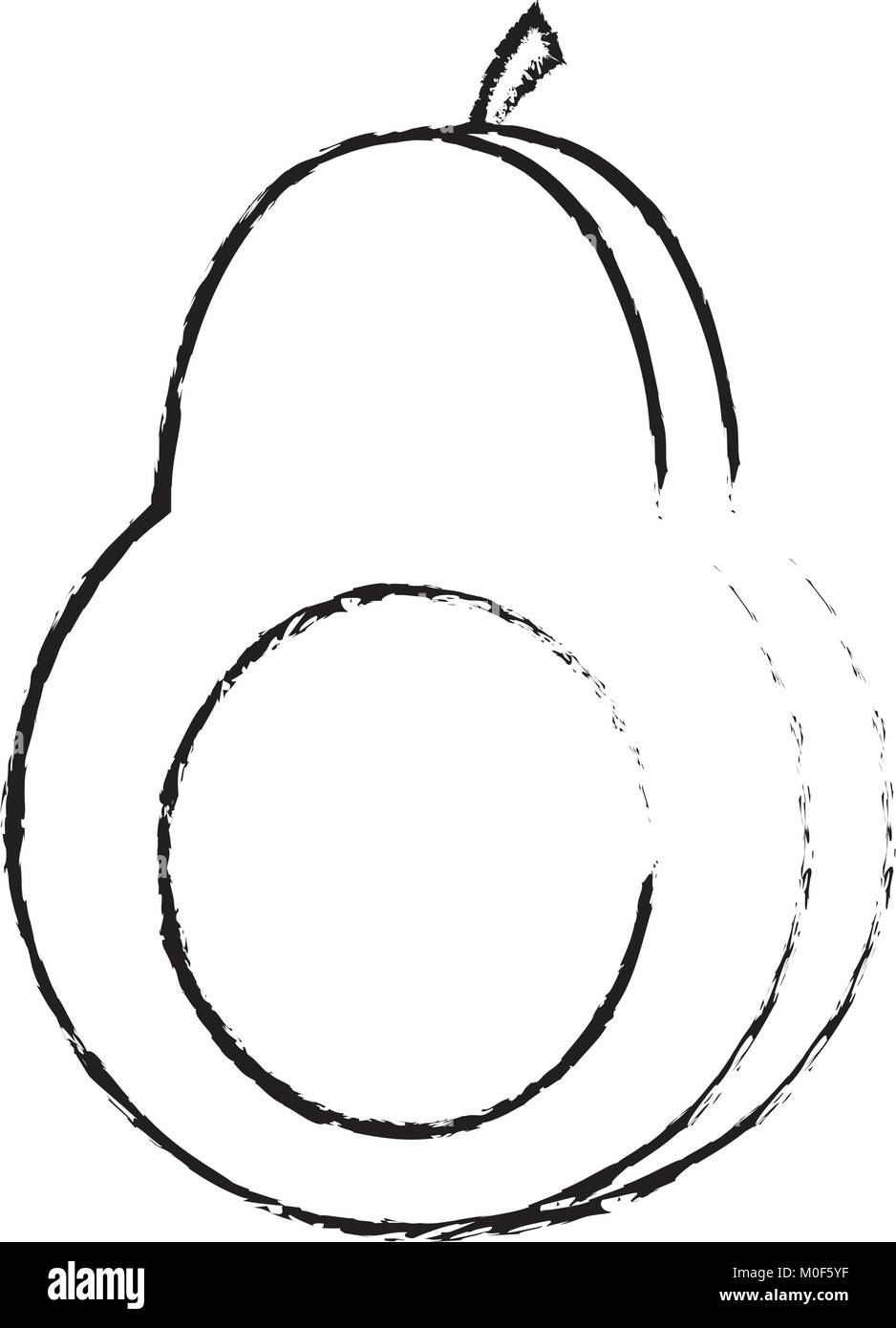 Isolated avocado design Stock Vector Image & Art - Alamy