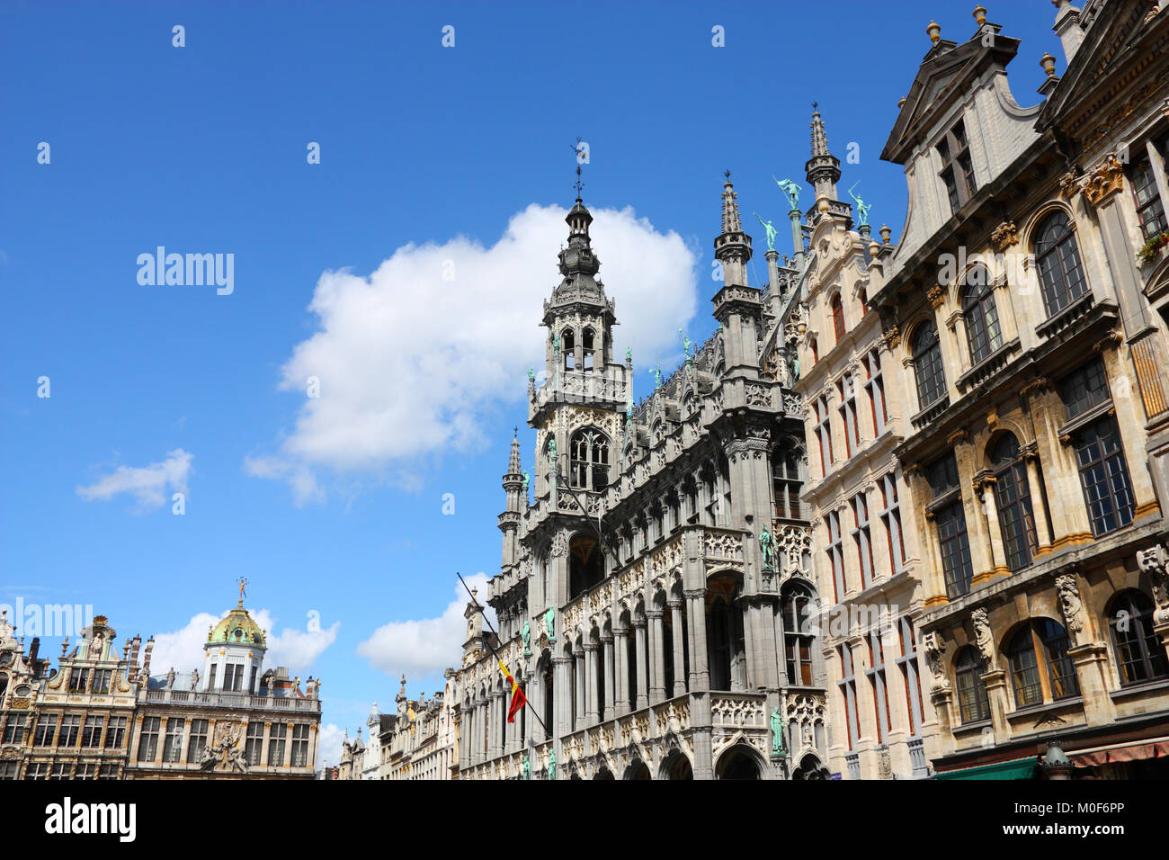 Brussels, Belgium - famous building: Maison du Roi (The King's House or Het Broodhuis). Located on Grand Place. Stock Photo