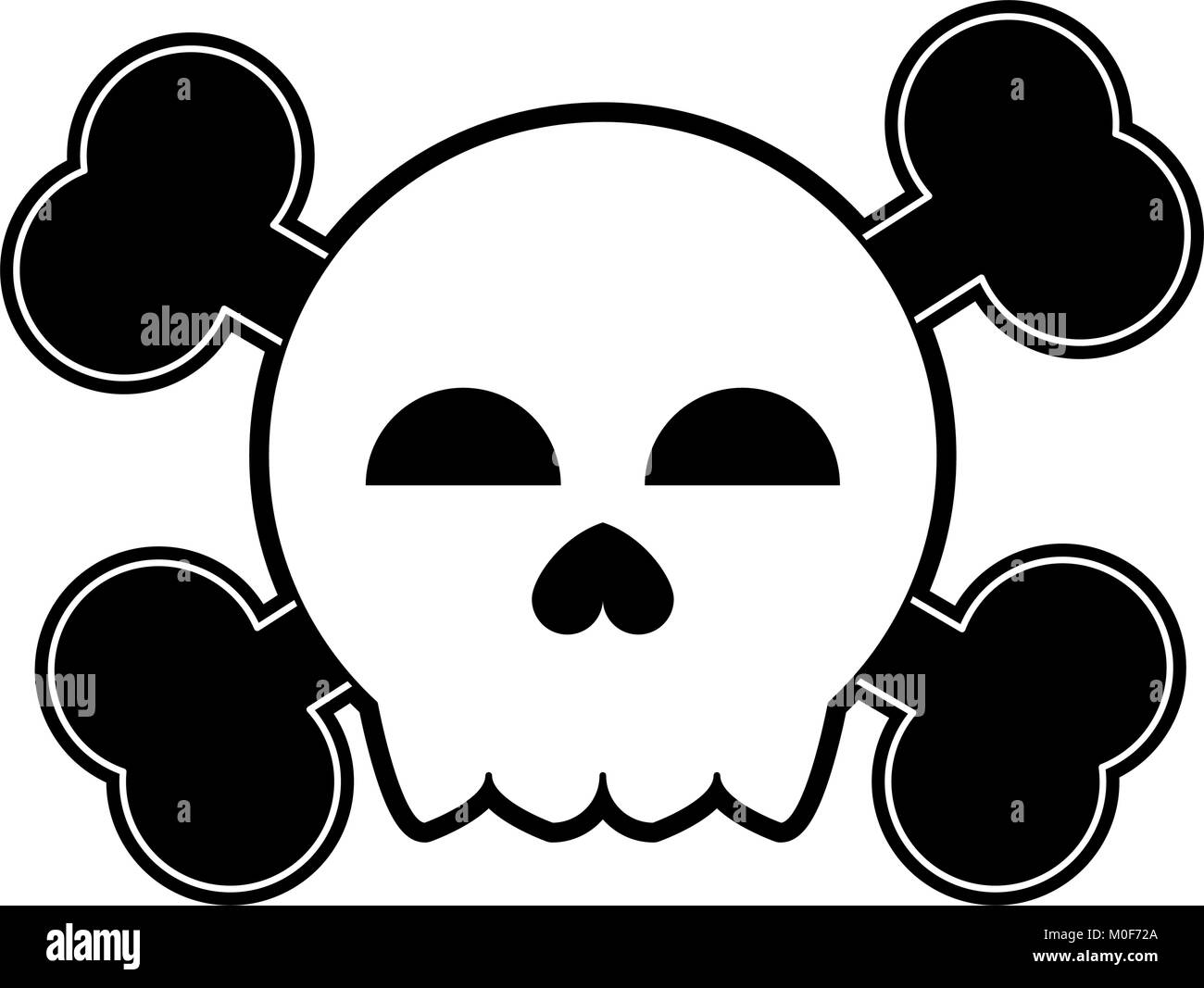 skull and bones symbol Stock Vector Image & Art Alamy