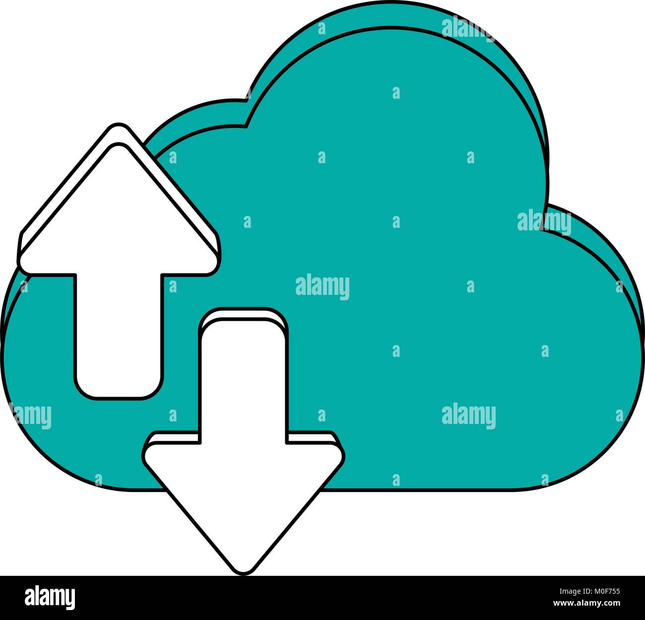 Cloud computing symbol Stock Vector Image & Art - Alamy