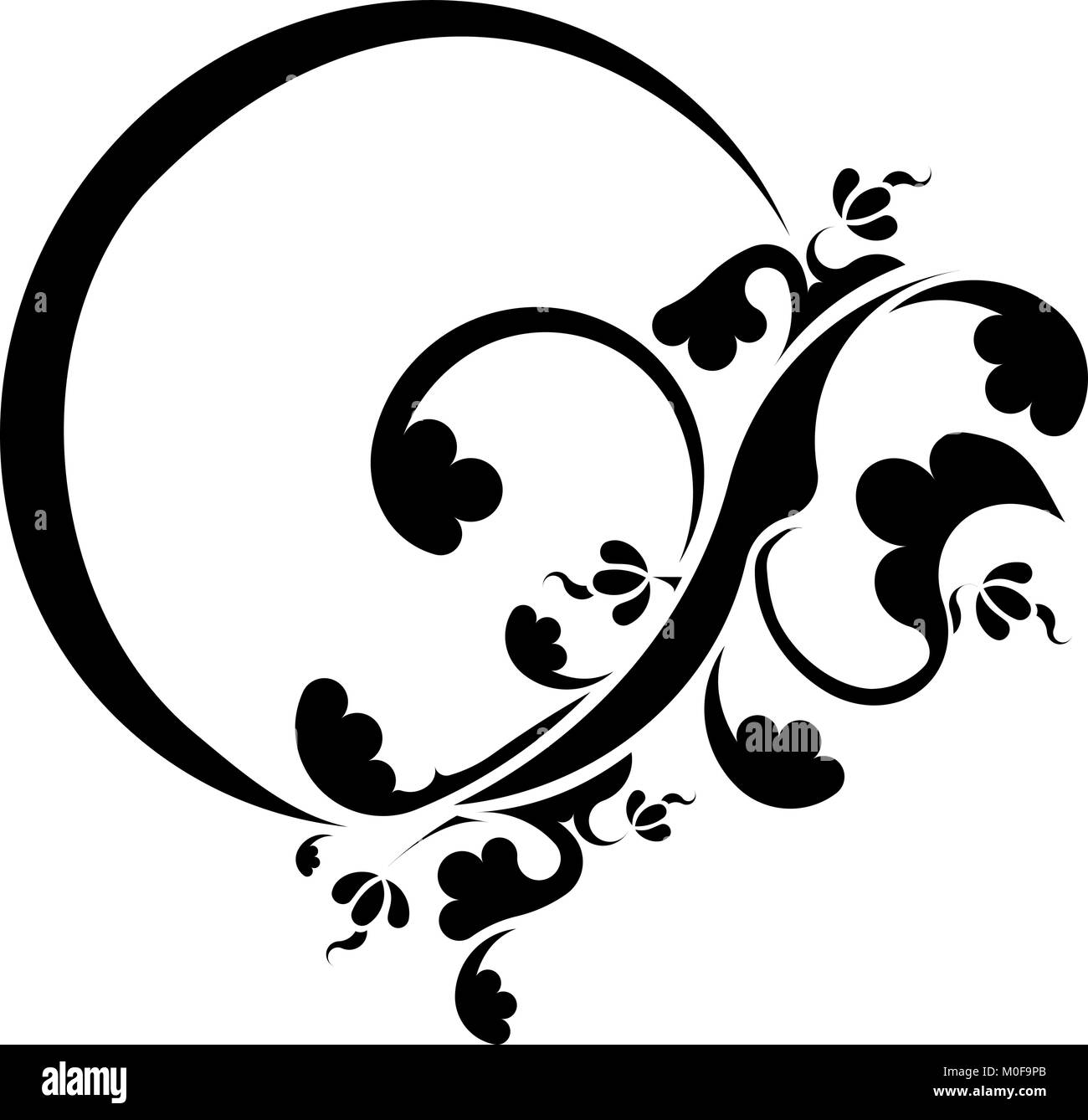 Elegant floral background. Vector Stock Vector Image & Art Alamy