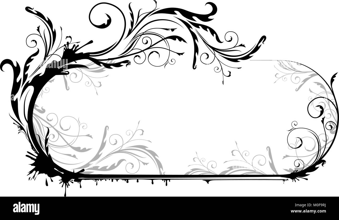 Elegant oval frame for your design. Vector ilustration Stock Vector ...