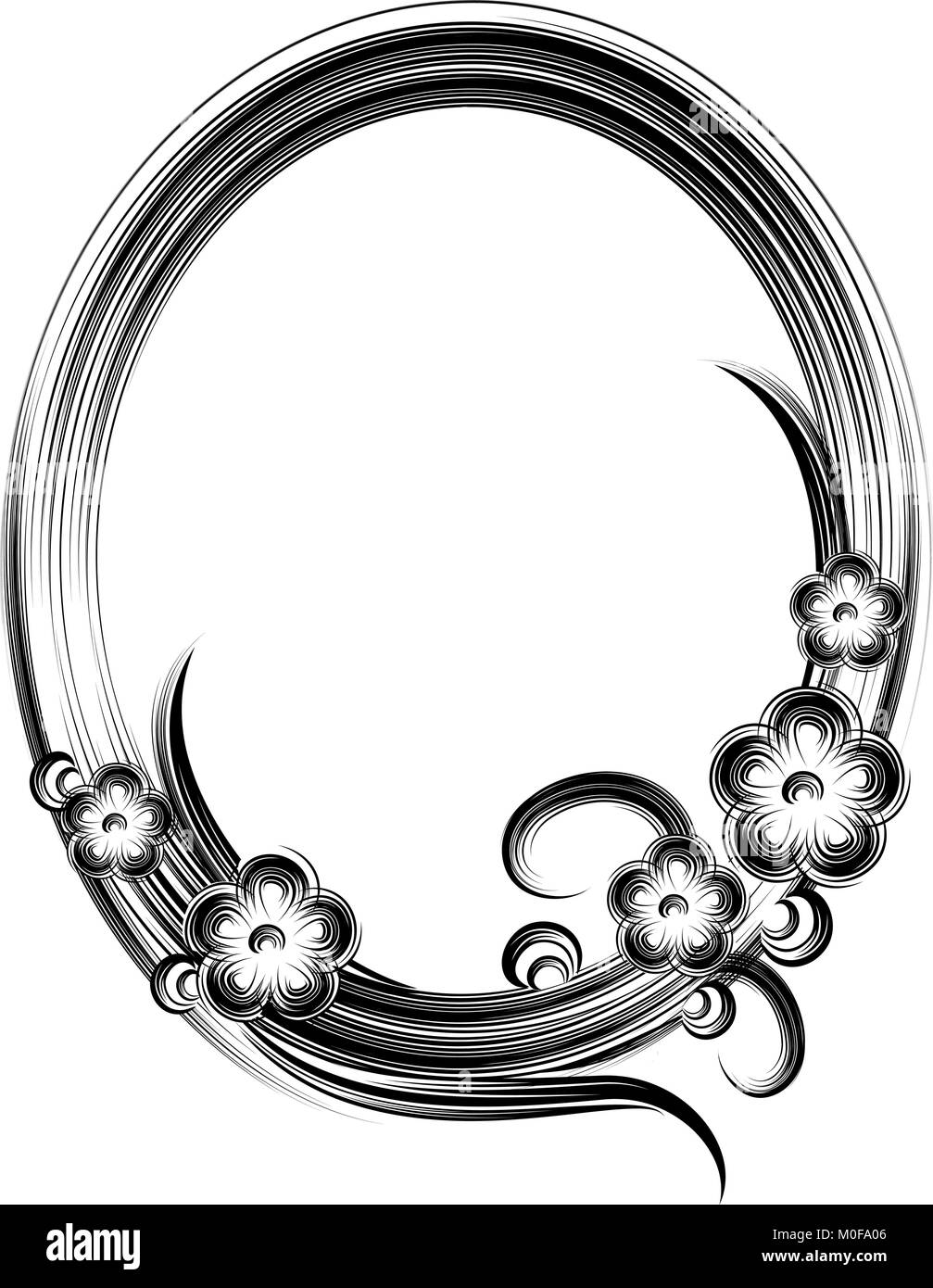 Elegant oval frame Stock Vector Image & Art Alamy