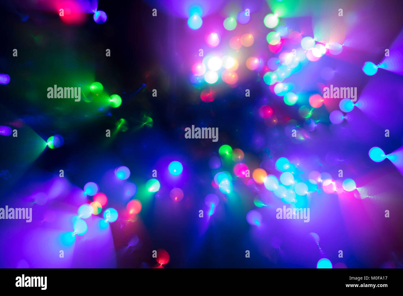 Abstract multicolor bokeh lights. Casino or disco theme background ...