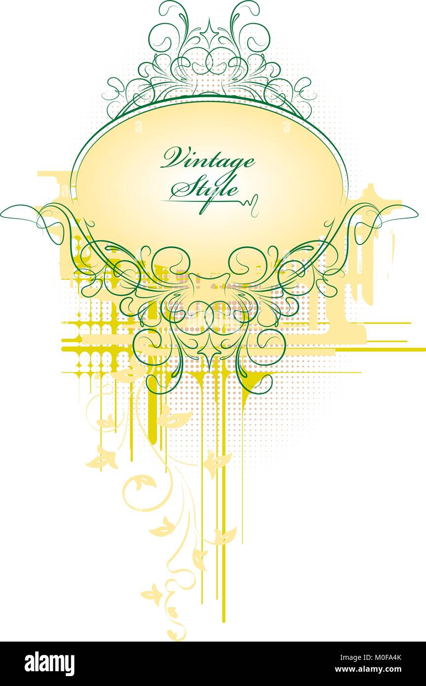 frame in grunge style Stock Vector Image & Art - Alamy