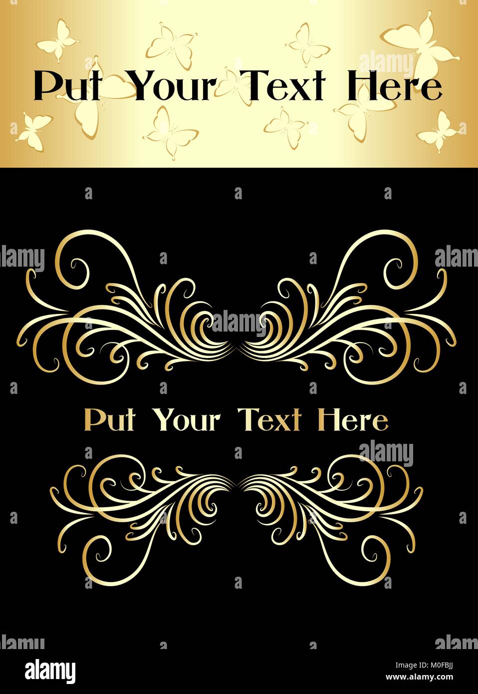 Background with butterfly Stock Vector Image & Art - Alamy