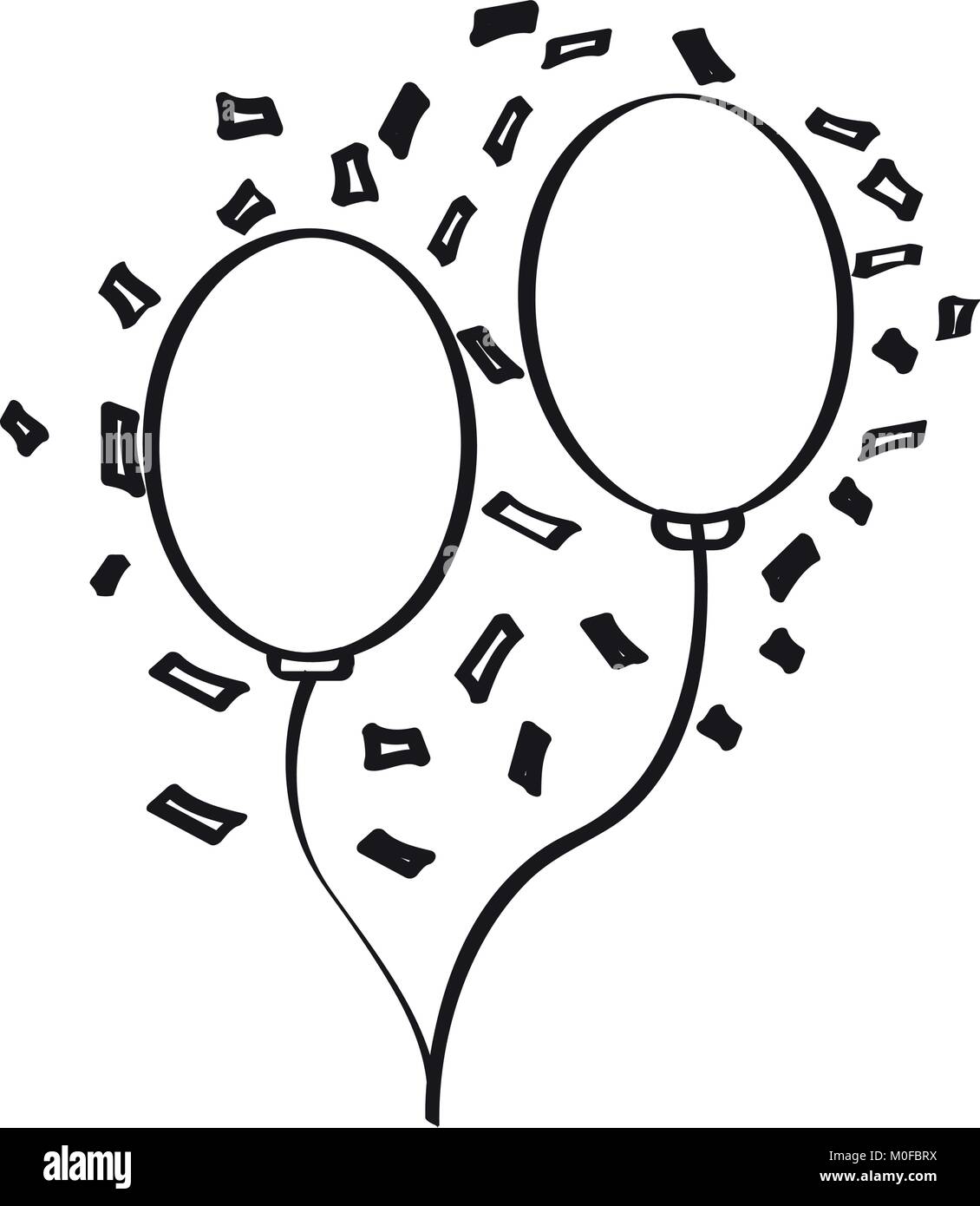 Pair of party balloons Stock Vector Image & Art Alamy