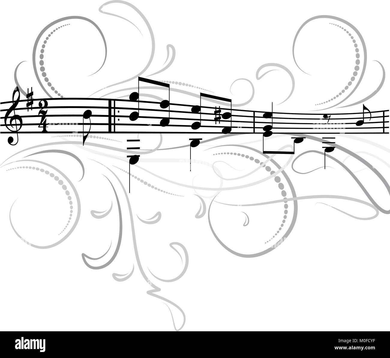 Music notes for your design Stock Vector Image & Art Alamy