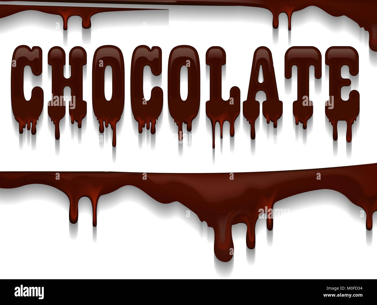 Chocolate design. Stock Vector