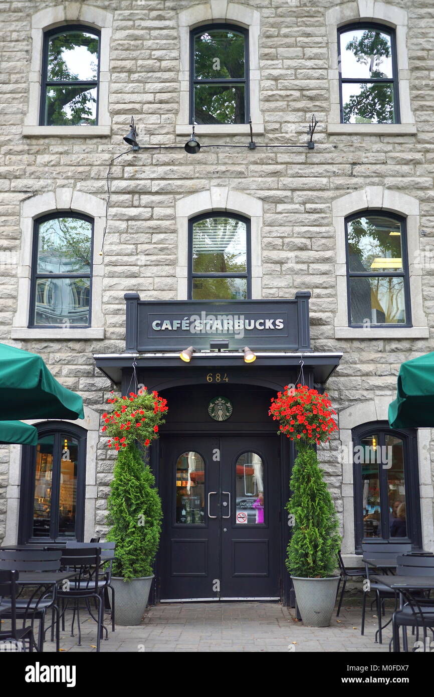 Quebec coffee shops hires stock photography and images Alamy