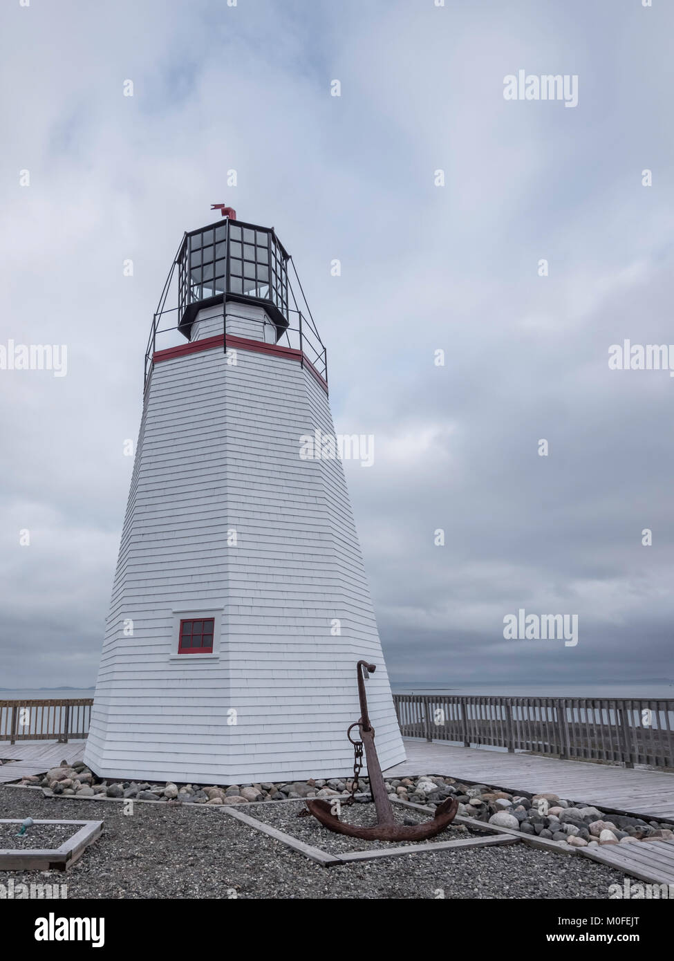 Saint Andrews, New Brunswick / Canada - October 9, 2016: Pendlebury Lighthouse is the oldest remaining mainland lighthouse in New Brunswick. Stock Photo