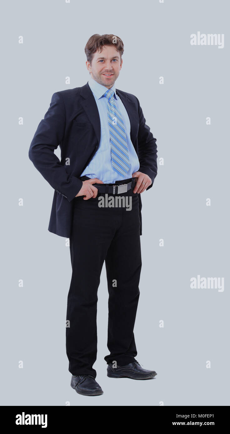 businessman isolated on white background Stock Photo - Alamy