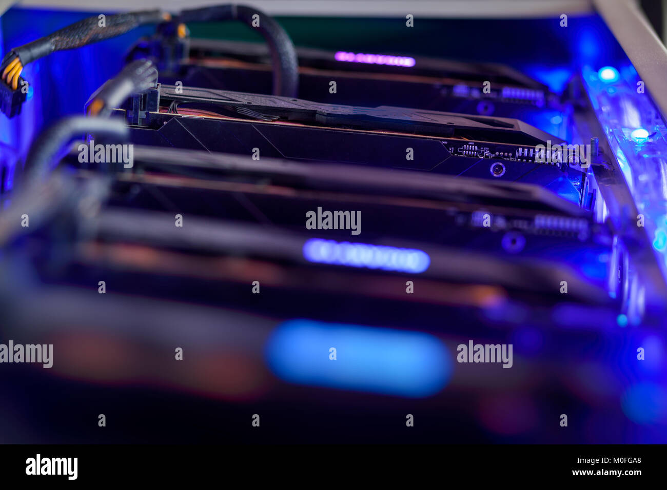 Bitcoin mining rig gpu hi-res stock photography and images - Alamy