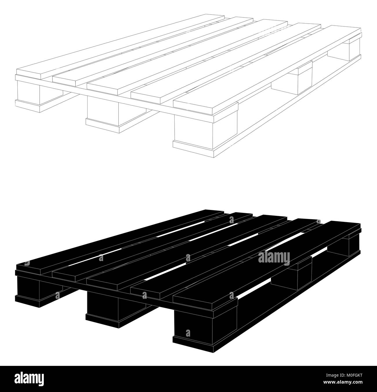 Pallet Black and White Stock Photos & Images Alamy