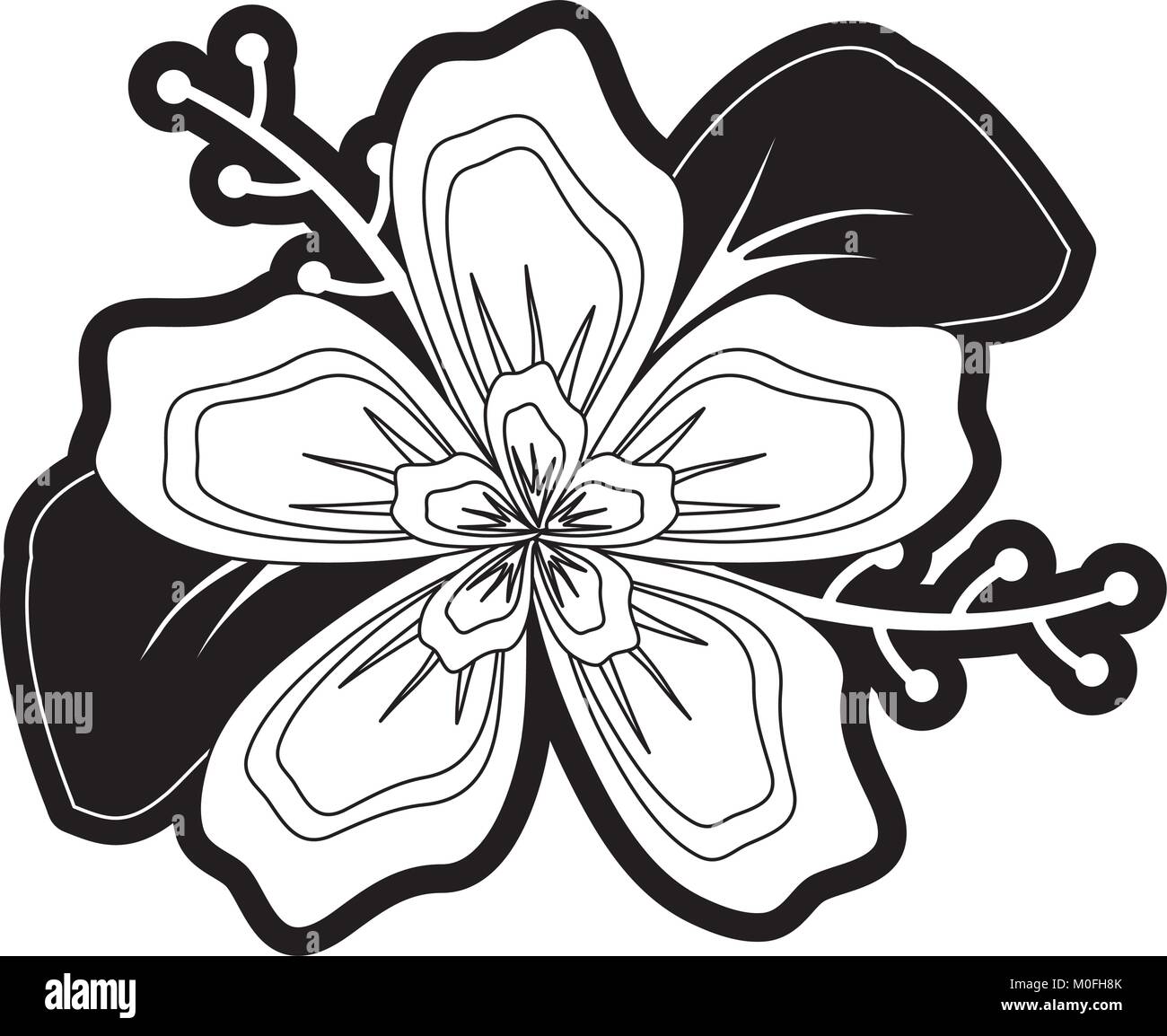 flower design vector illustration Stock Vector Image & Art - Alamy