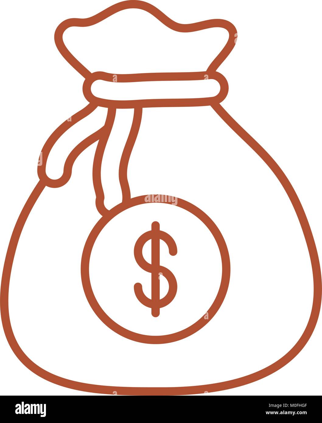 money bag vector illustration Stock Vector Image & Art - Alamy