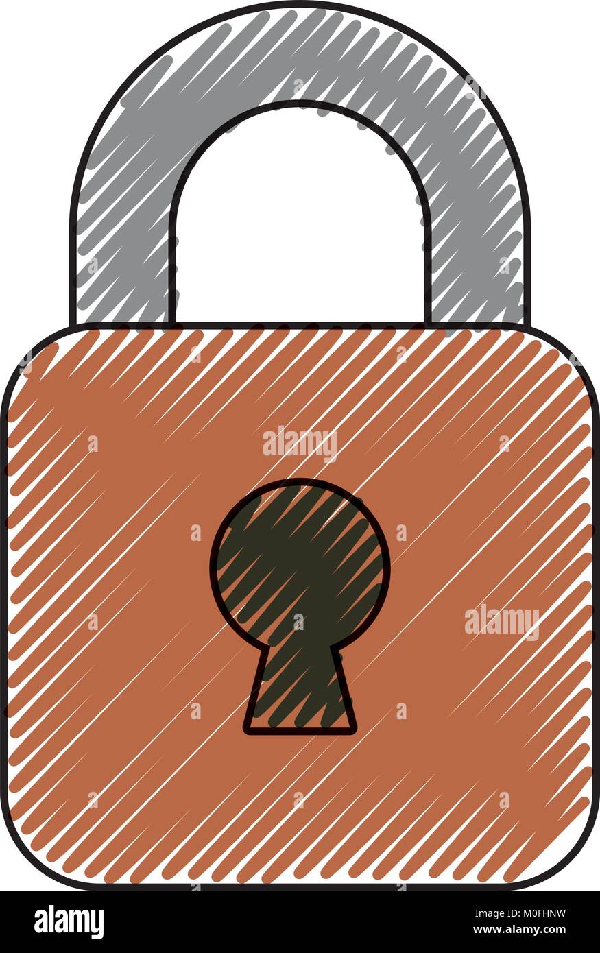 padlock vector illustration Stock Vector Image & Art - Alamy