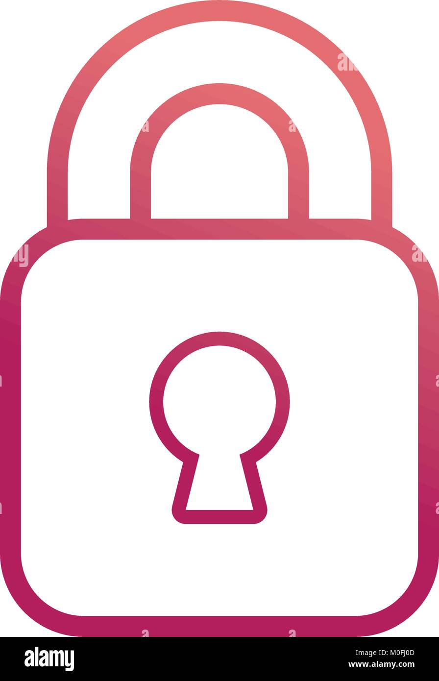 padlock vector illustration Stock Vector Image & Art - Alamy