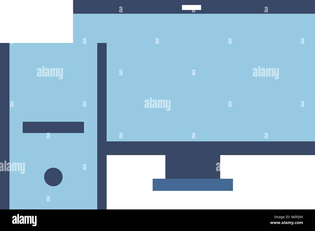 computer desktop isolated icon vector illustration design Stock Vector ...