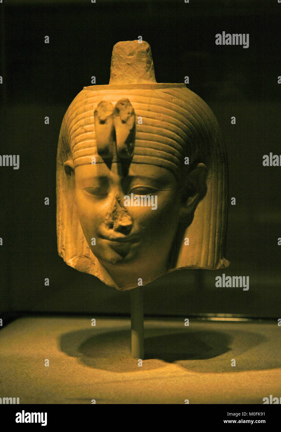 Head attributed to Arsinoe II, Ptolemaic Period, reign of Arsinoe II ...